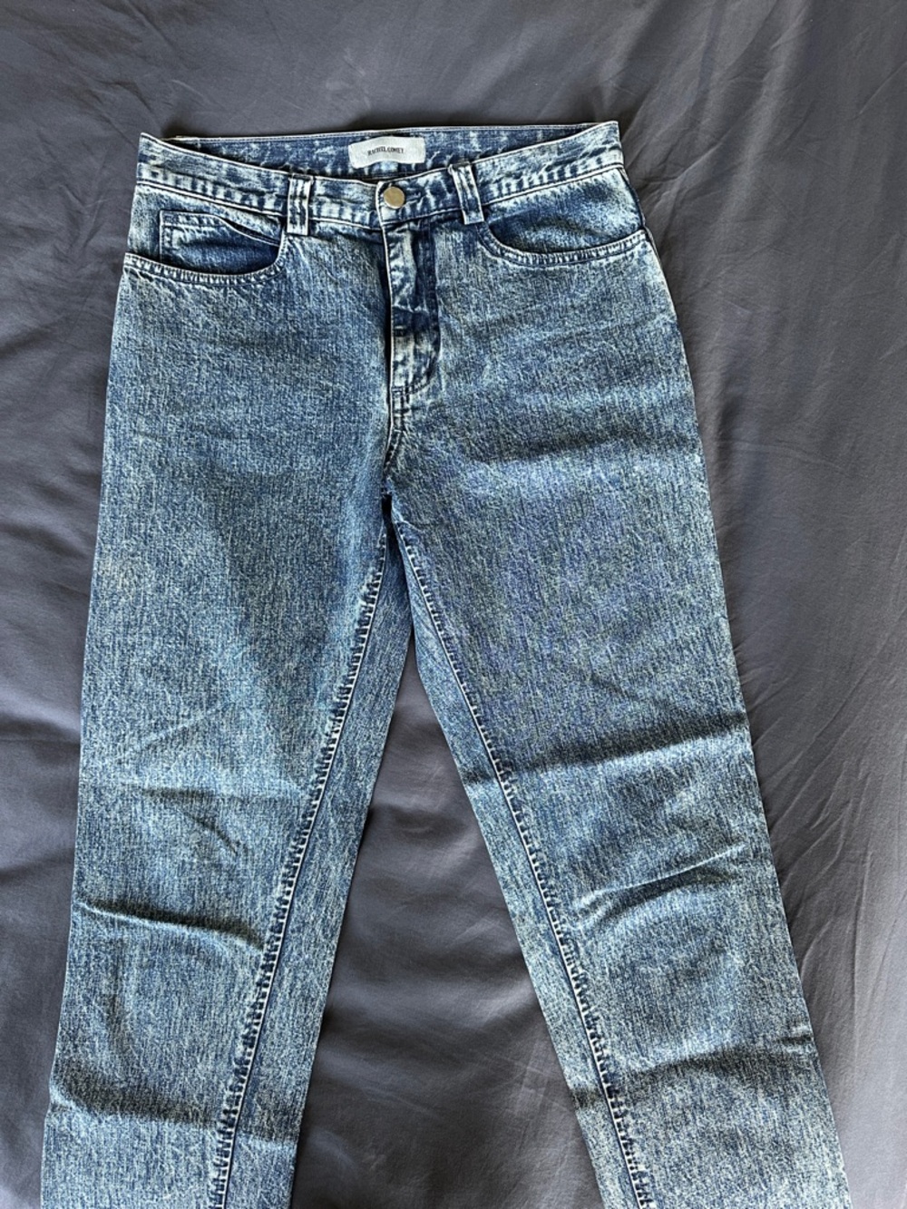 Rachel Comey Acid Wash Blue Denim Jeans